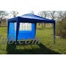 CS 10'x10' Red EZ Pop up Canopy Party Tent Instant Gazebo 100% Waterproof Top with 4 Removable Sides - By DELTA Canopies   